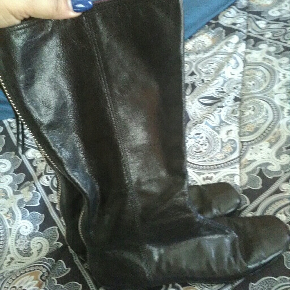Coach moto boots